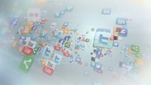 Social Media Icons Logo Formation - After Effects Template