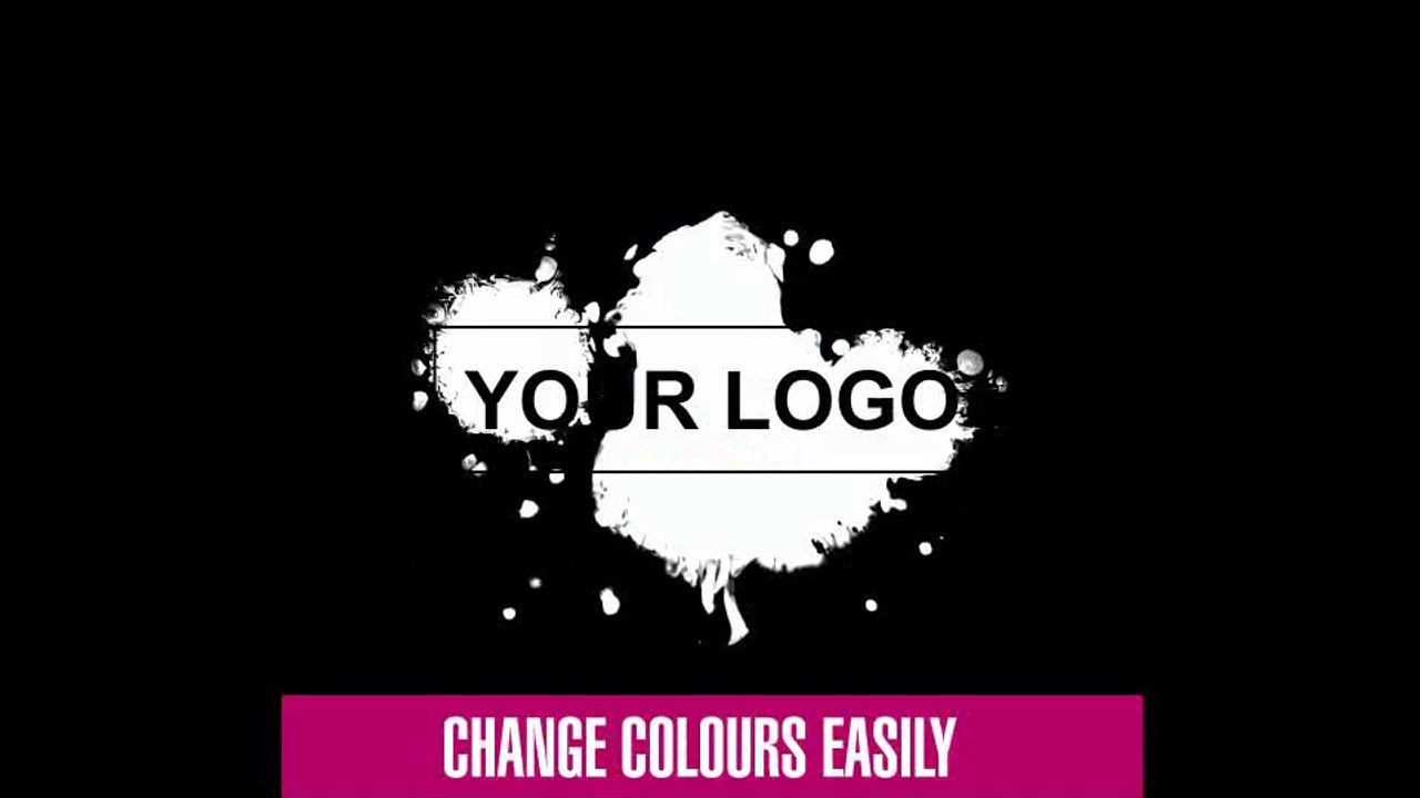 Ink Blot Logo Reveal - After Effects Template