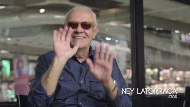 Ney Latorraca parabeniza o senador Aécio - Parabéns Aécio Neves