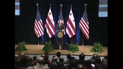 Mayor Gray denies lawbreaking in address