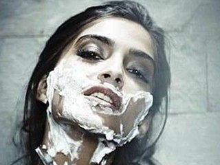 Sonam Kapoor Has A Close Shave