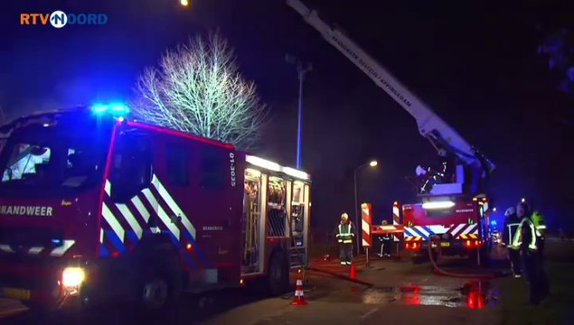 Woning Woldendorp in brand door CV-ketel - RTV Noord