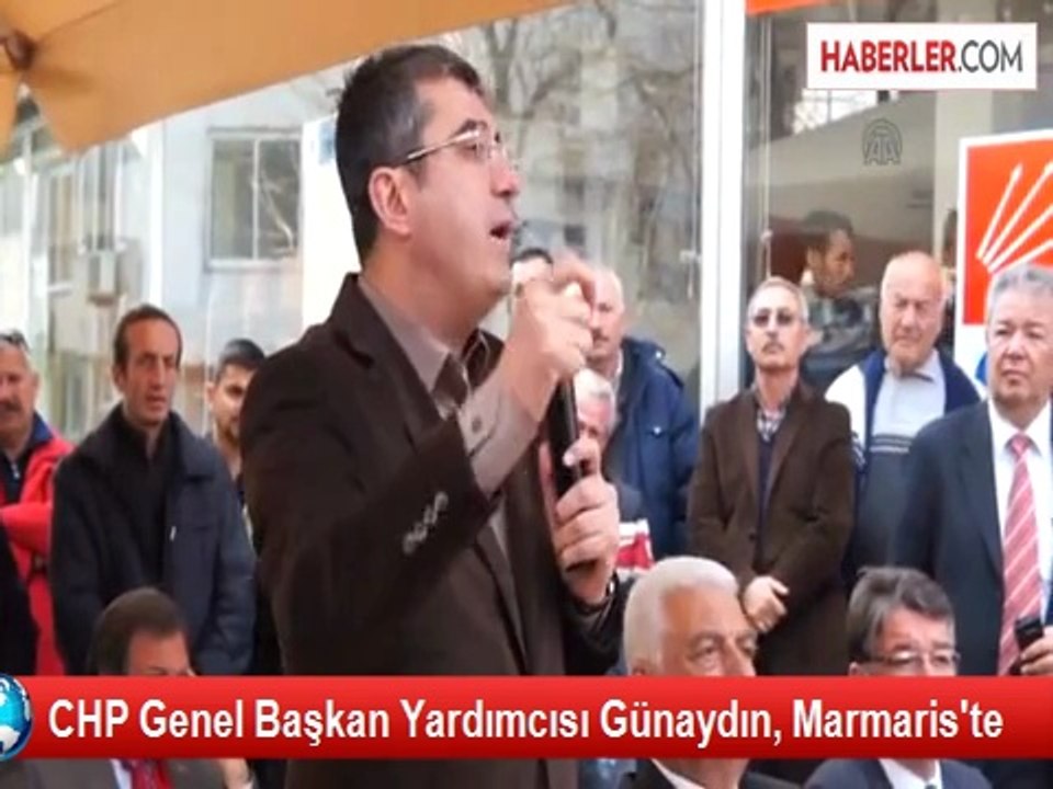 CHP Genel Başkan Yardımcısı Günaydın, Marmaris'te