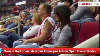 Sarışın Kadından İstediğini Alamayan Adamı Öpen Esmer Kadın