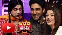Aishwarya Rai & Abhishek Bachchan On Sunil Grover's Mad In India Show !