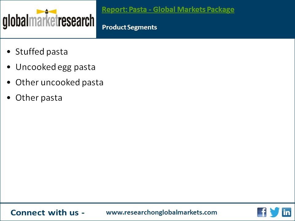 Pasta - Global Markets Package