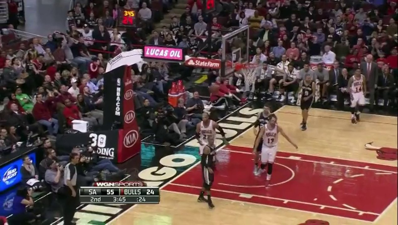 Gibson Misses an Easy Dunk