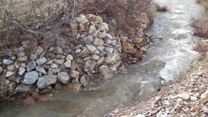 AFŞİN'DE YAĞMUR SULARI BAHÇELERE TAŞTI.-HALİL DEMİR