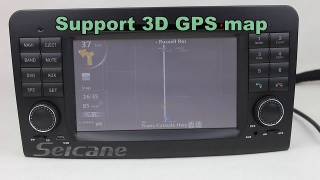 Best Mercedes W164 ML450 ML500 CDI navigation system with 3D map Radio-RDS steering wheel control