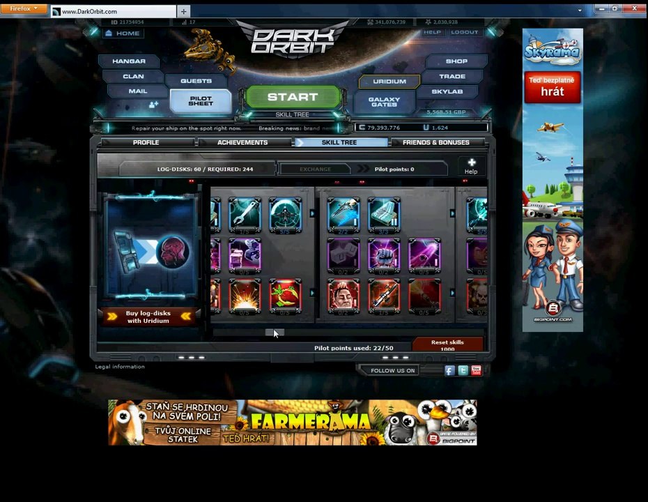 PlayerUp.com - Buy Sell Accounts - Dark Orbit account for sale - Elite(1)