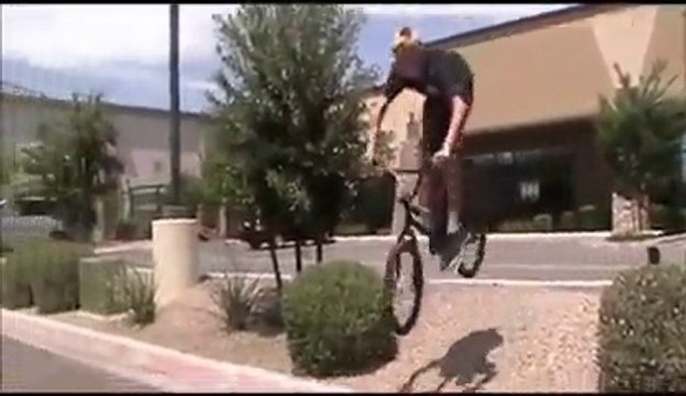 Violent BMX Faceplant... head on the floor!