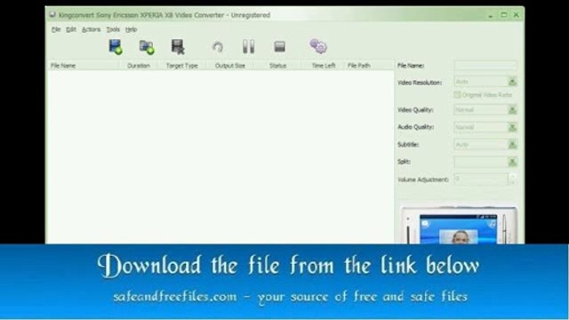 Get KingConvert Sony Ericsson XPERIA X8 Video Converter 5.3 Activation Code Generator Free