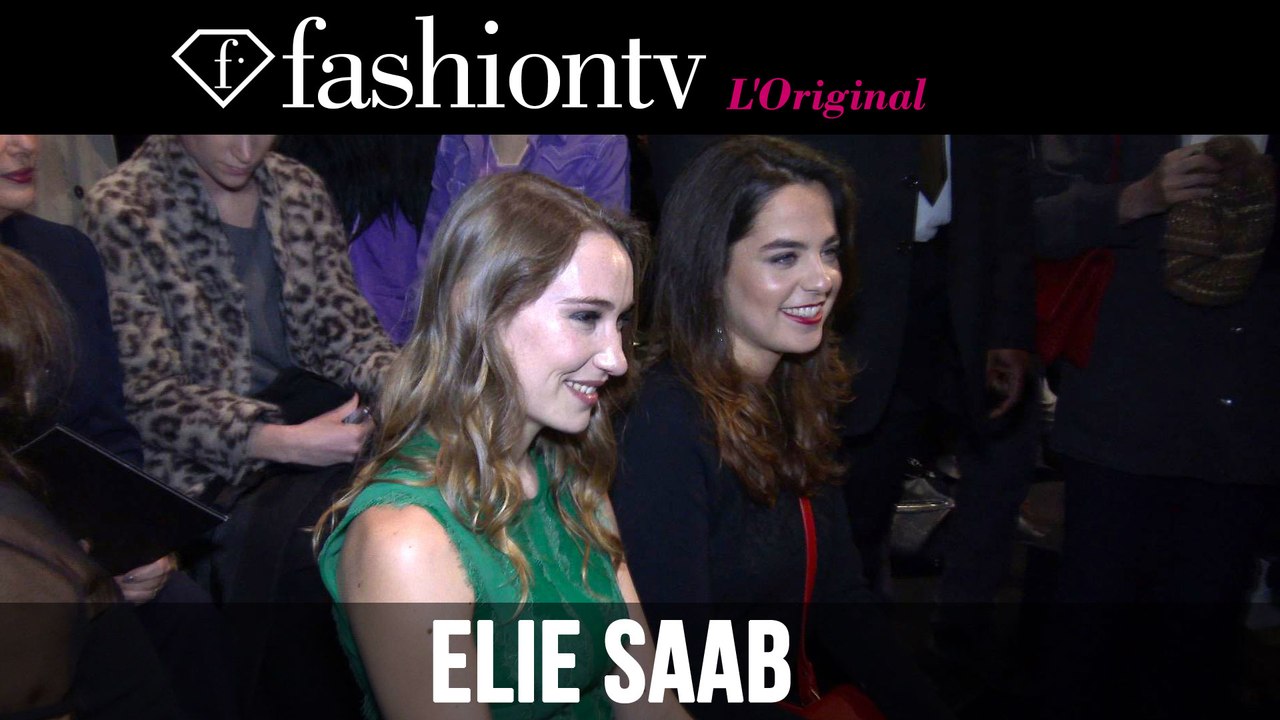 Elie Saab Fall/Winter 2014-15 Front Row | Paris Fashion Week PFW | FashionTV