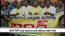 BJP-TDP may seal pre poll alliance after Holi