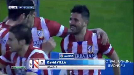 Celta Vigo vs Atletico Madrid 0-2 : Résumé du Match (08/03/2014)