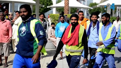 Explore Saadiyat workers' village - Abu Dhabi حقيقة حياة العمال في جزيرة السعديات