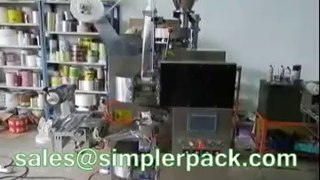Paper drip coffee packing machine with inner bag and enveloope -ZH-18