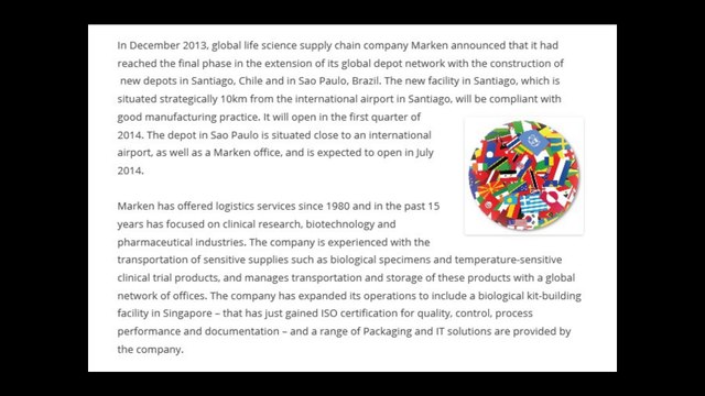 Wes Wheeler | Marken Extends Global Depot Network