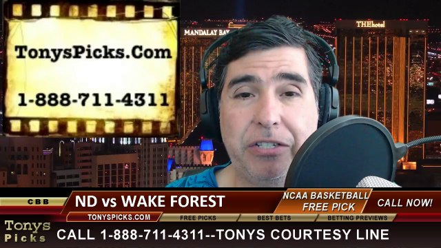 Wake Forest Demon Deacons vs. Notre Dame Fighting Irish Pick Prediction NCAA College Basketball Odds Preview 3-12-2014