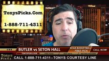 Seton Hall Pirates vs. Butler Bulldogs Pick Prediction NCAA College Basketball Odds Preview 3-12-2014