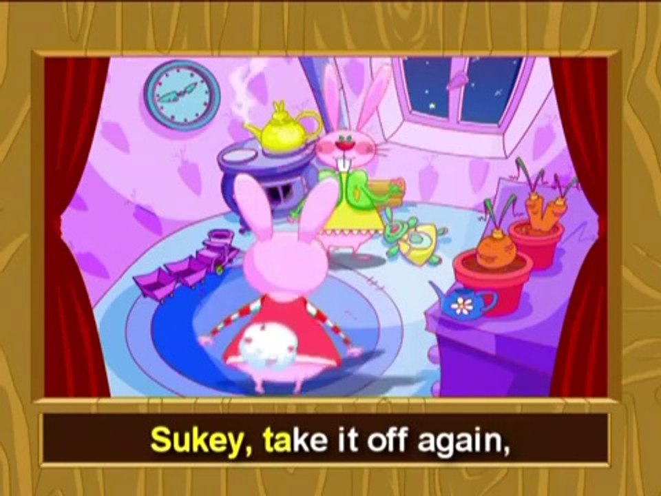 Polly put the kettle on - English Video Songs for Children in Karaoke