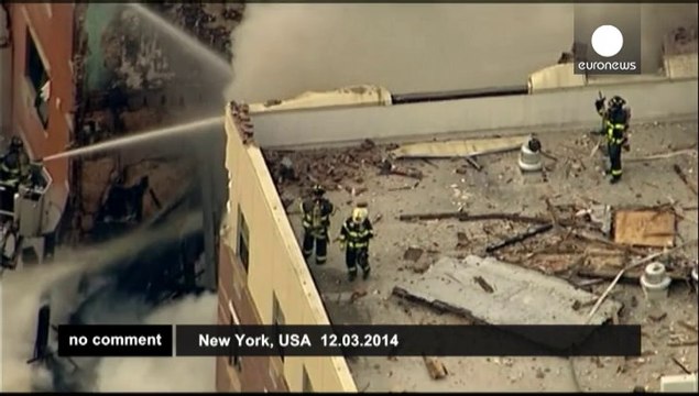 New York City building collapses after an explosion in Harlem
