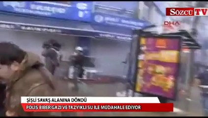 Şişli savaş alanına döndü