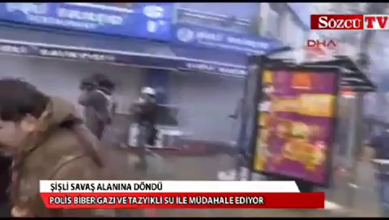 Şişli savaş alanına döndü