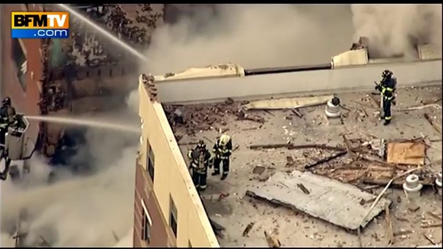Etats-Unis: un immeuble explose puis s'effondre à New York - 12/03