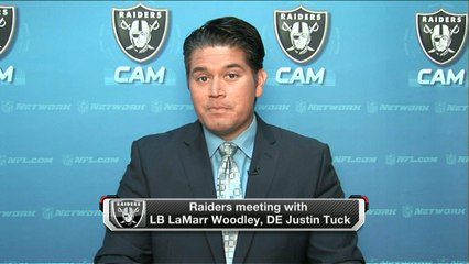 Raiders in pursuit of Woodley, Tuck