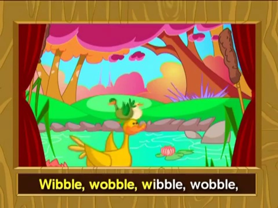 Six Little Ducks - English Video Songs for Children in Karaoke