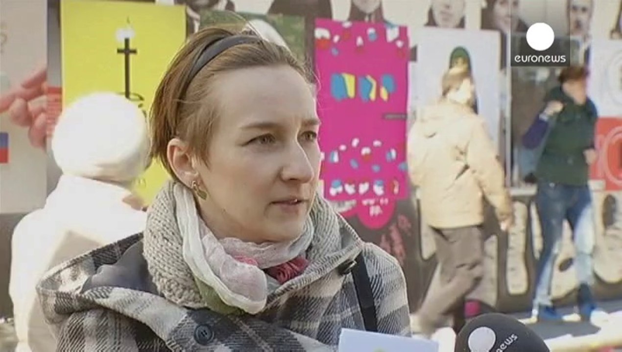 Kyiv poster exhibition calls for peace in Ukraine