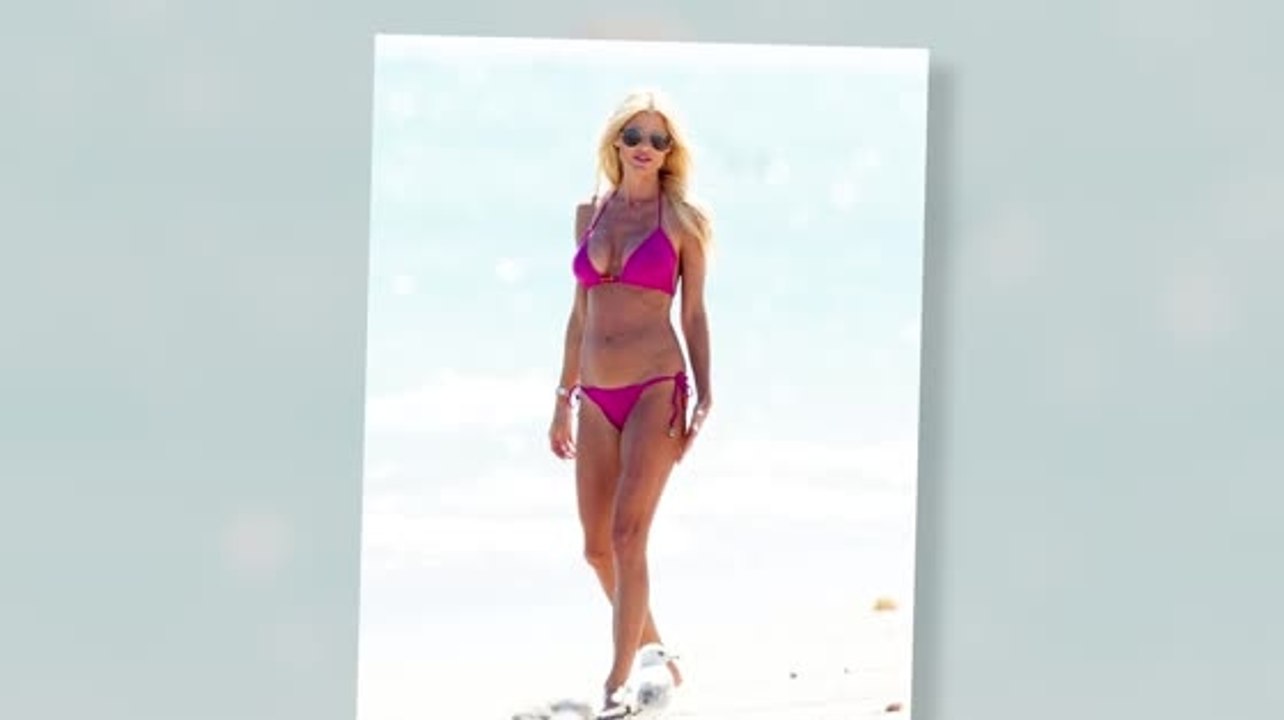 Victoria Silverstedt in Bikini im Miami