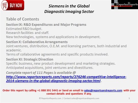 Global Diagnostic Imaging Market opportunities, Forecast and Insight Analysis for Siemens