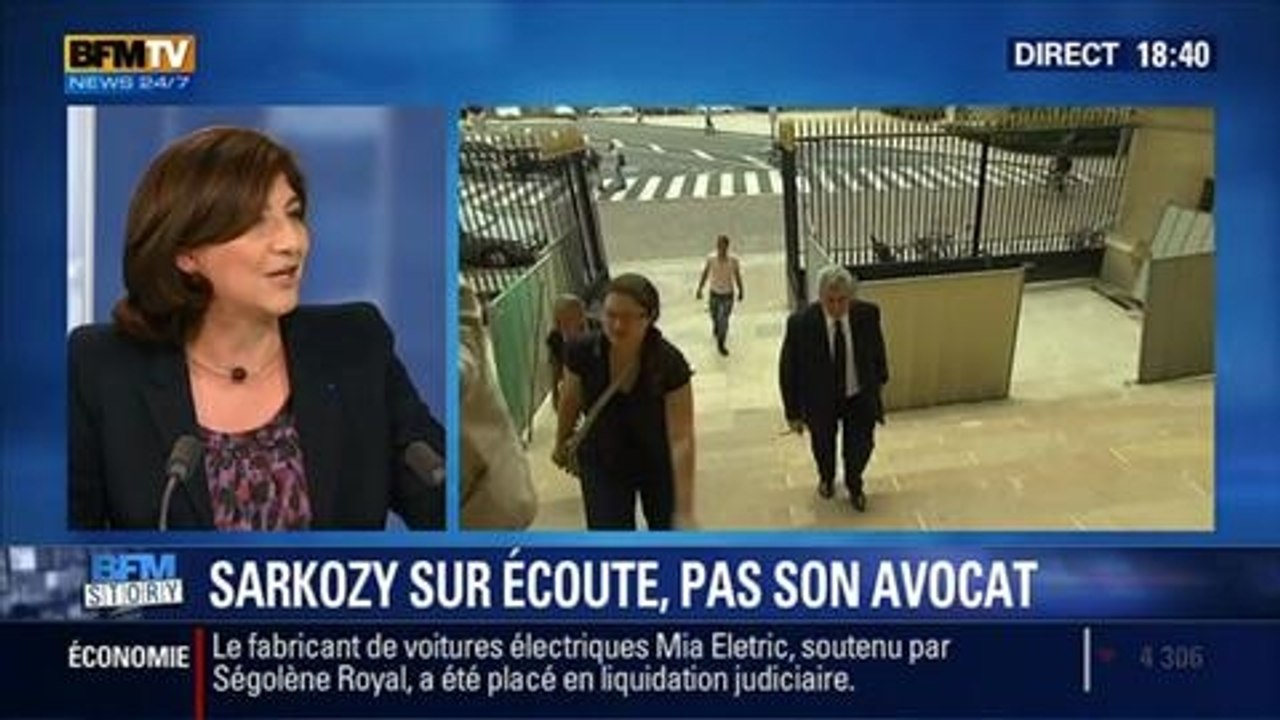 BFM Story: Le parquet révèle que Me Thierry Herzog, l'avocat de Nicolas Sarkozy, n'était pas sur écoute: "je suis tenue au secret professionnel", Christiane Féral-Schuhl - 12/03
