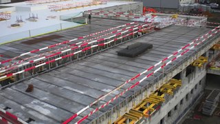 Namur, la nouvelle Caserne des Pompiers, Hiver 2013-14