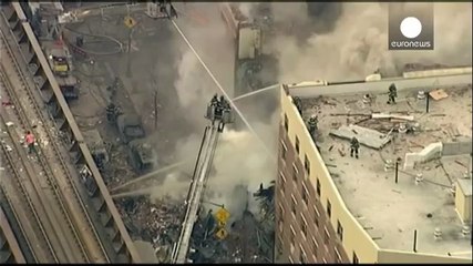 Explosion à New York  deux immeubles s'écroulent à Manhattan[1]