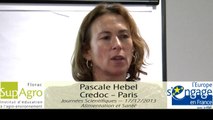 JS 2013 : Pascale Hebel - Evolution des comportements alimentaires en France, les nouveaux défis de l'alimentation des jeunes générations