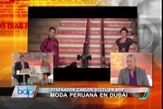 Diseñador de modas Carlos Vigil cuenta detalles del desfile de modas en Dubai