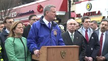 NYC mayor confirms gas leak caused building collapse