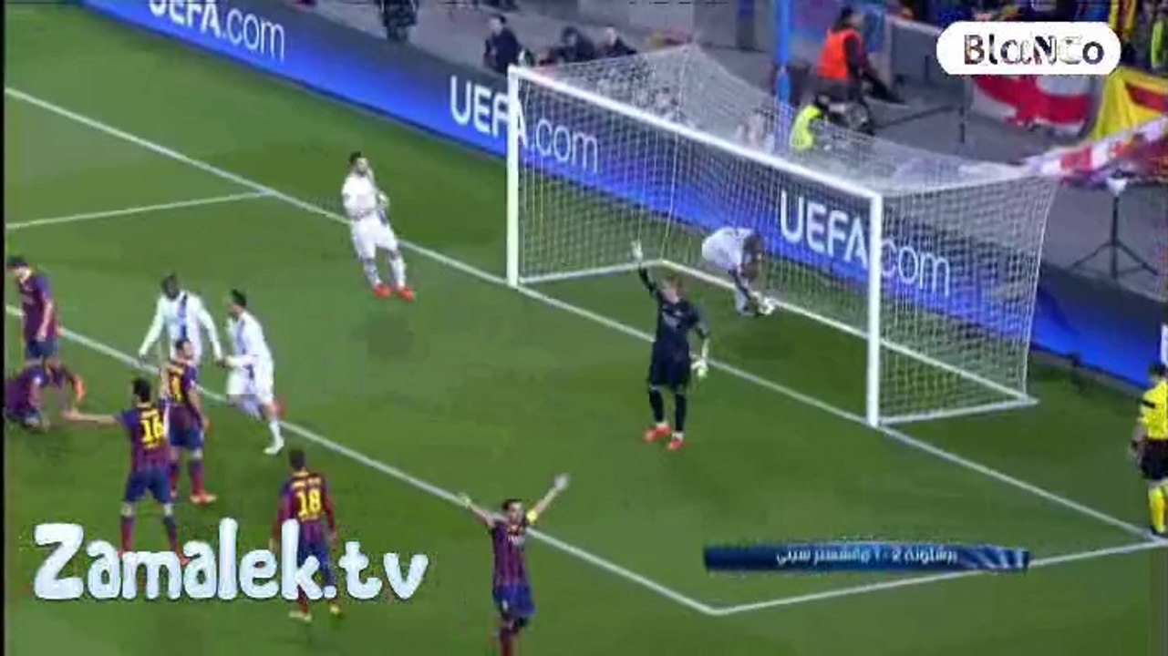 اهداف برشلونه ومانشستر سيتي 2-1 دوري ابطال اوروبا
