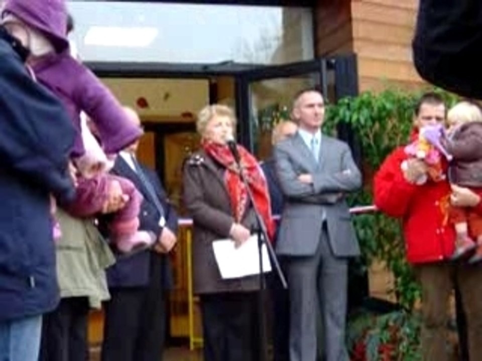 Inauguration de la crèche - M. Olivier