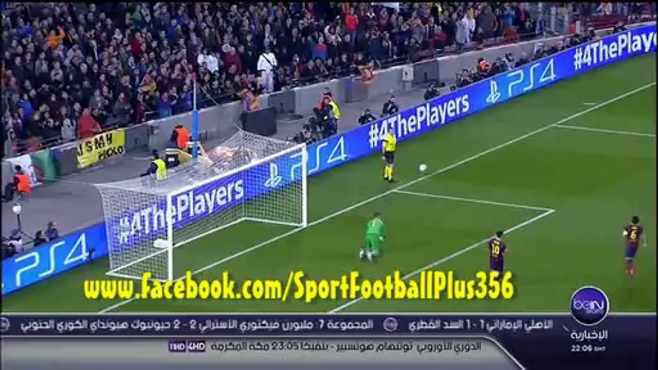 Highlights -FC Barcelona 2-1 Manchester City  - 12/03/14..