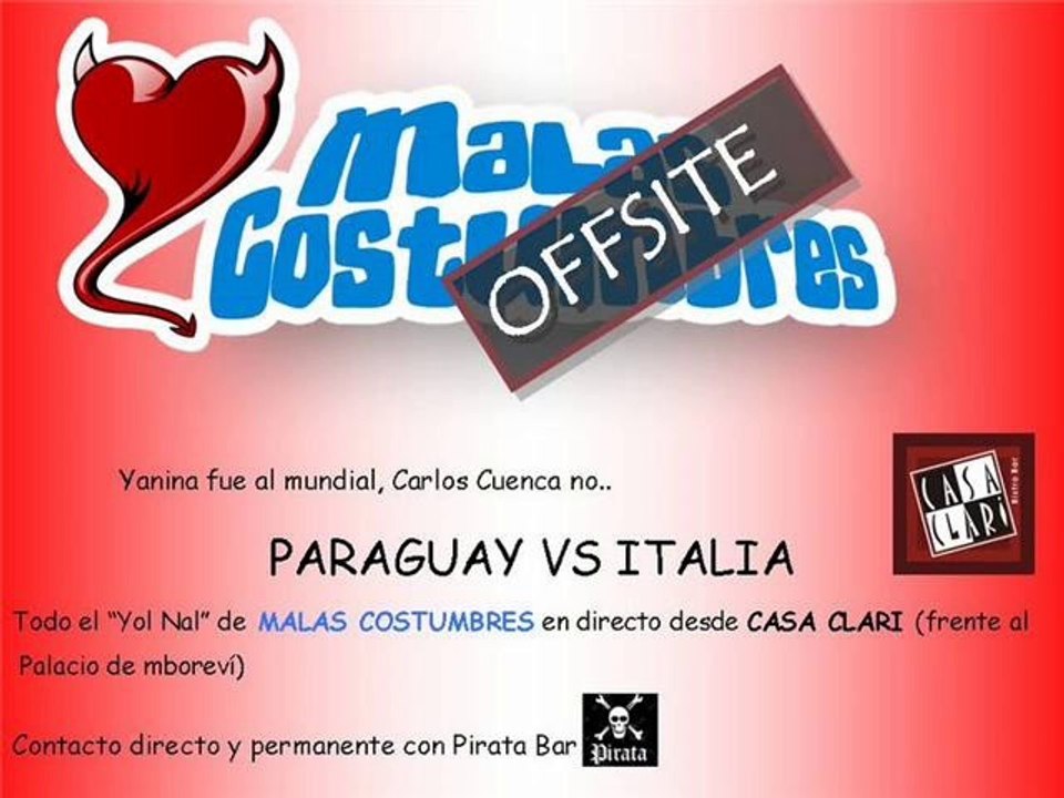 Malas Costumbres Lunes 14-06-2010 V