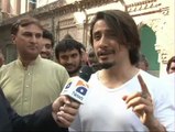 Ali Zafar with Hamid Mir in NCA Lahore