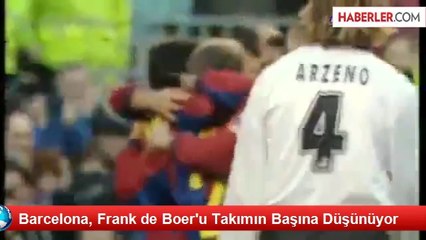 Barcelona, Frank de Boer'u Takımın Başına Düşünüyor