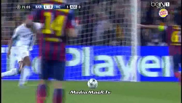 الشوط الثاني من مباراة برشلونة 2-1 مانشستر سيتي - دوري الـ 16 - تعليق رؤوف خليف - 12/3/2014