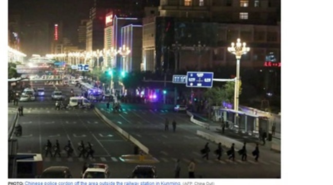 China Train Station Terror Attack! 28 Killed and Over 100 Injured!