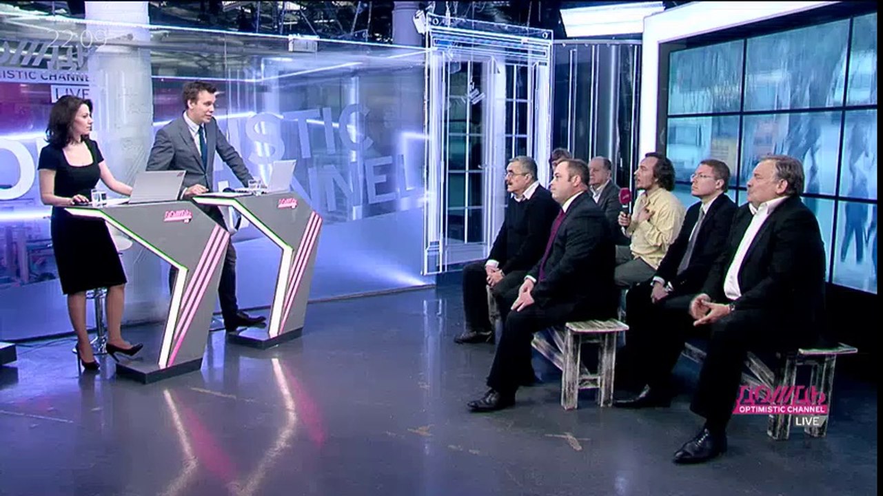 ДОЖДЬ и украинский 5 канал- телемост - ЧАСТЬ 1