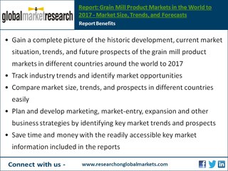Grain Mill Product Markets in the World to 2017 - Market Size, Trends, and Forecasts